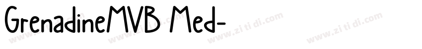 GrenadineMVB Med字体转换